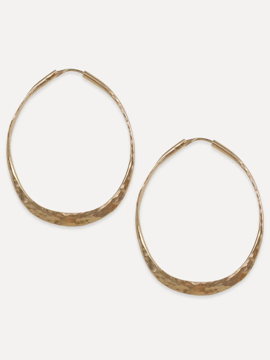 14K Moore Hoops