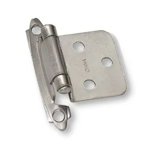 28739 No Inset Self-Closing Hinge Value 6 Pair Pack, Functional Hardware - Laurey