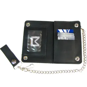 5.5" Short Biker Chain Wallet