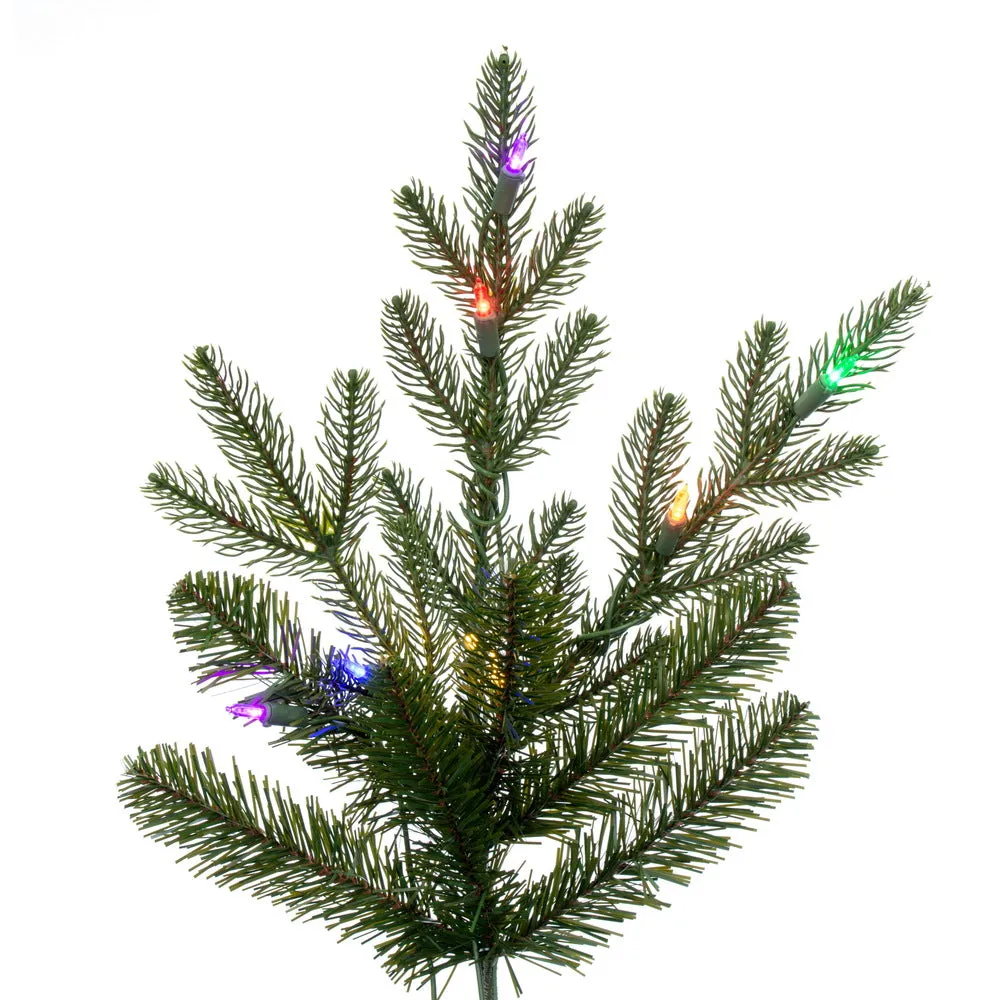 9' x 66" North Shore Fraser Fir Artificial Christmas Tree LED Colored Lights