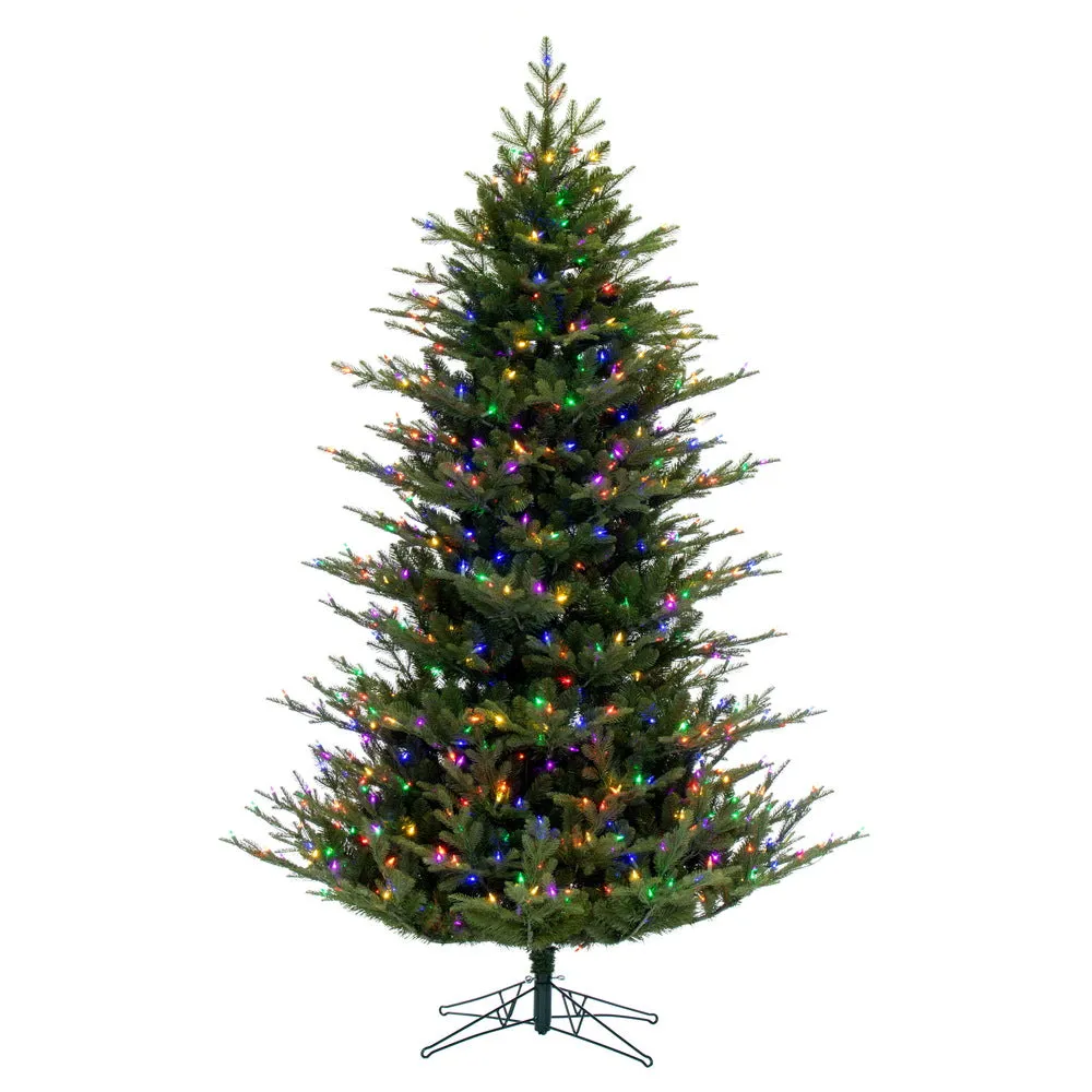 9' x 66" North Shore Fraser Fir Artificial Christmas Tree LED Colored Lights