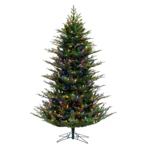 9' x 66" North Shore Fraser Fir Artificial Christmas Tree LED Colored Lights