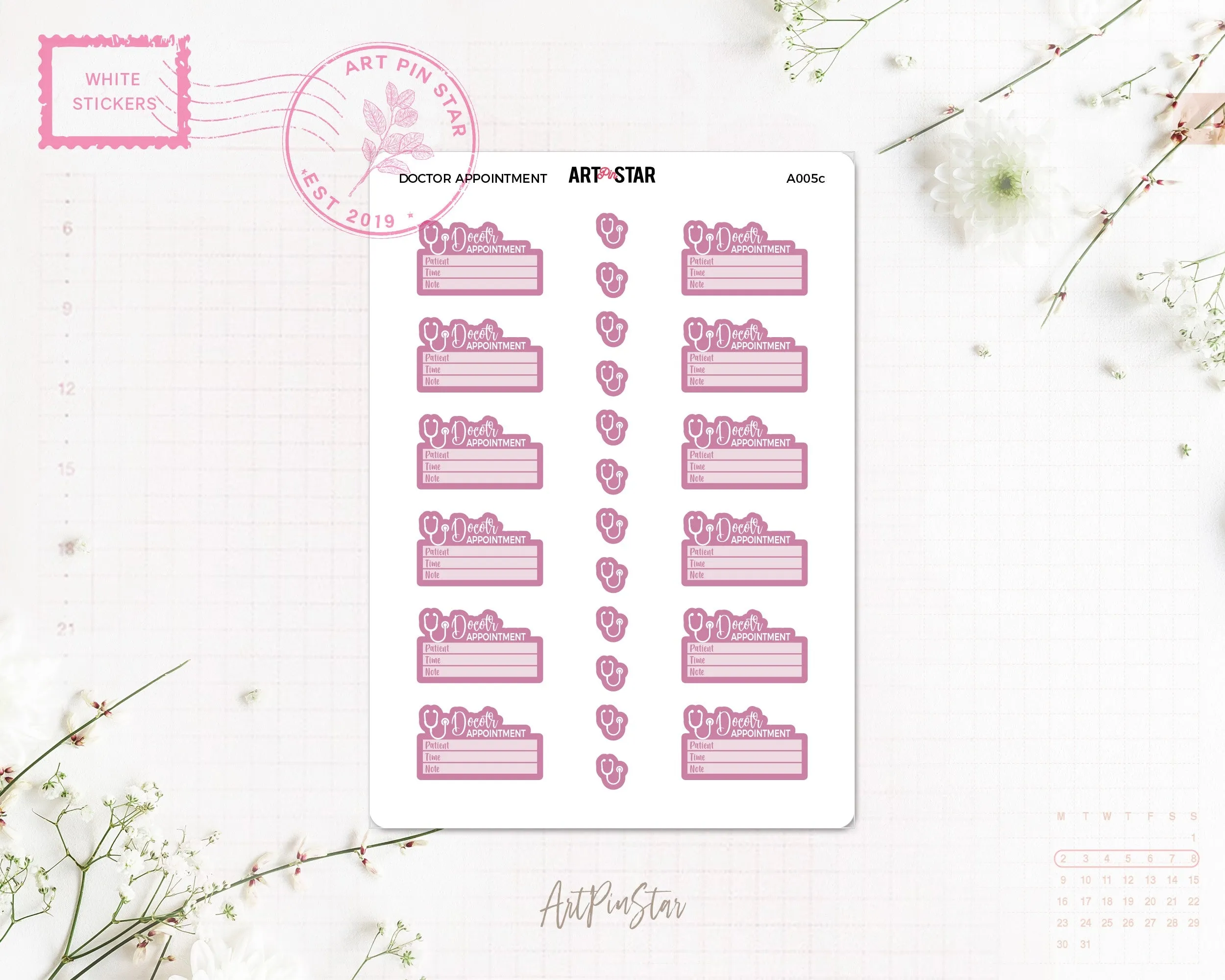 A005c | Doctor Appointment, Pink