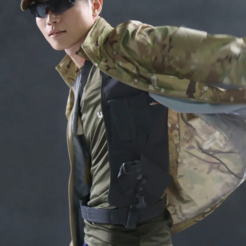 AAA Tactical Waist Pistol Holster Safety Anti-thief Hidden Holster Molle Hidden Gun Bag Hunting Shoulder Bag Sport Storage