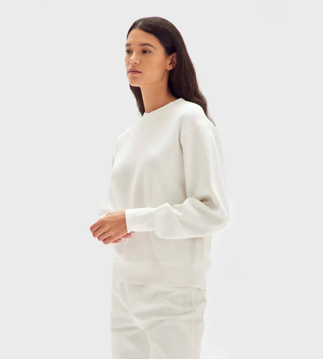 Addison Textured Crew