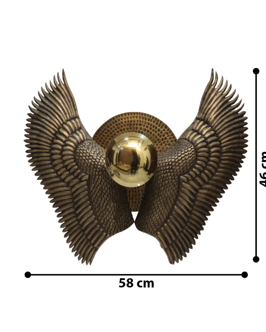 Adler Wing Wall Lamp | 23 x 18 x 5 inches