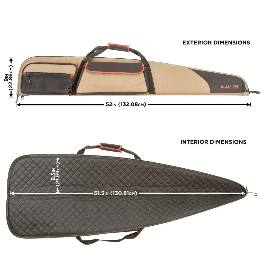 Allen Eliminator Shotgun Case - 52-Inch Soft Gun Bag - Brown