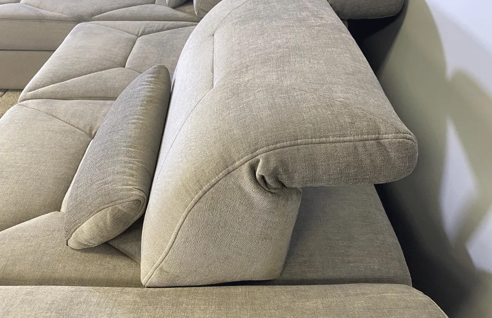Alpine-X Functional Sectional in Silver Gray