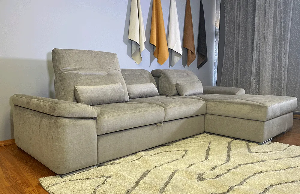 Alpine-X Functional Sectional in Silver Gray
