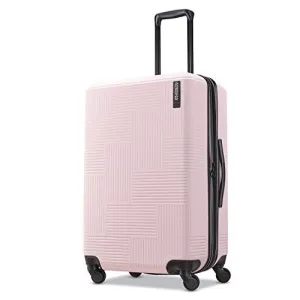American Tourister Stratum XLT Expandable Hardside Luggage with Spinner Wheels, Pink Blush