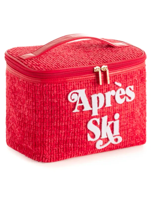 Apres Ski Cosmetic Case, Red