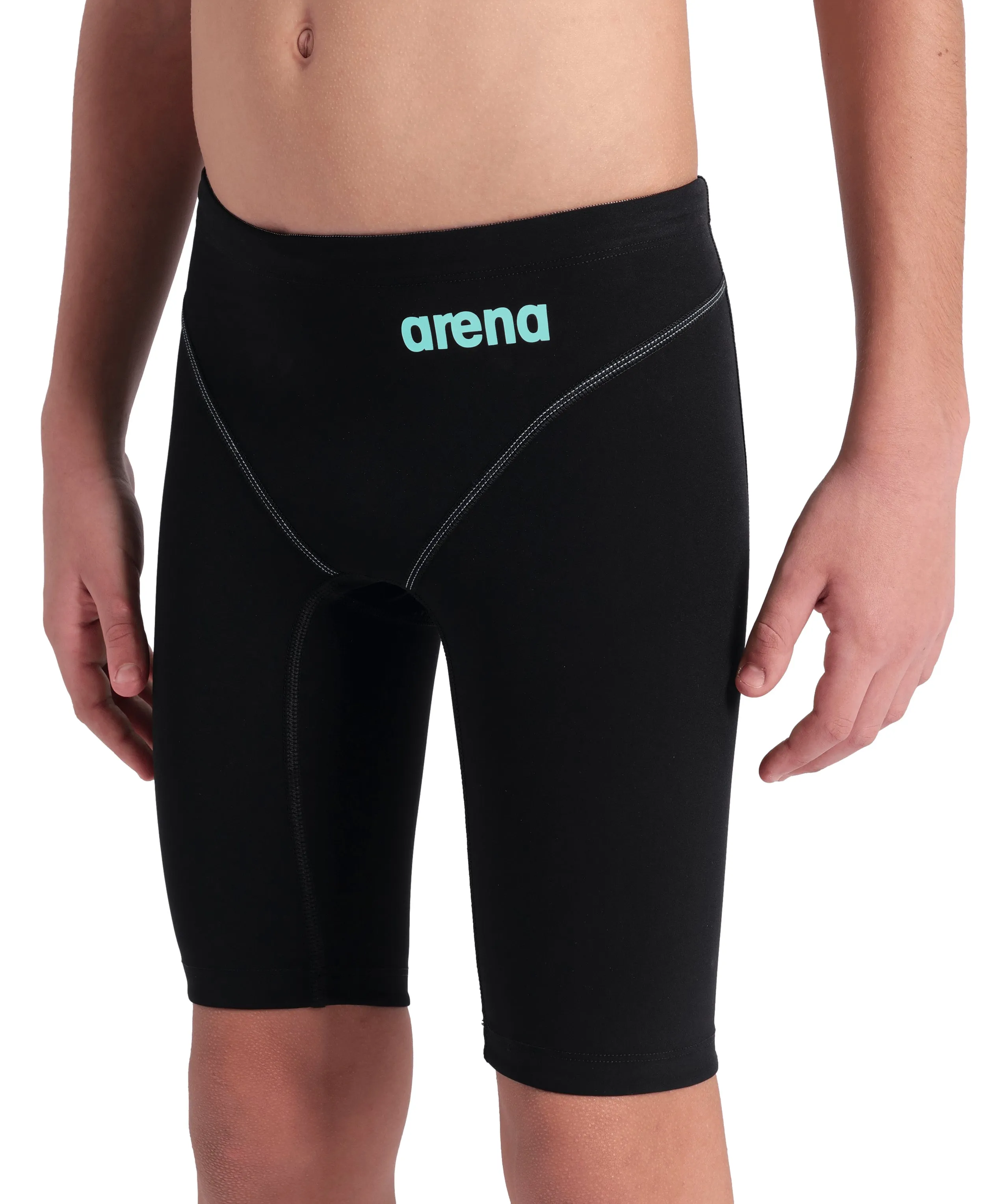 Arena Boys Powerskin Impulso Jammer - Black/Teal