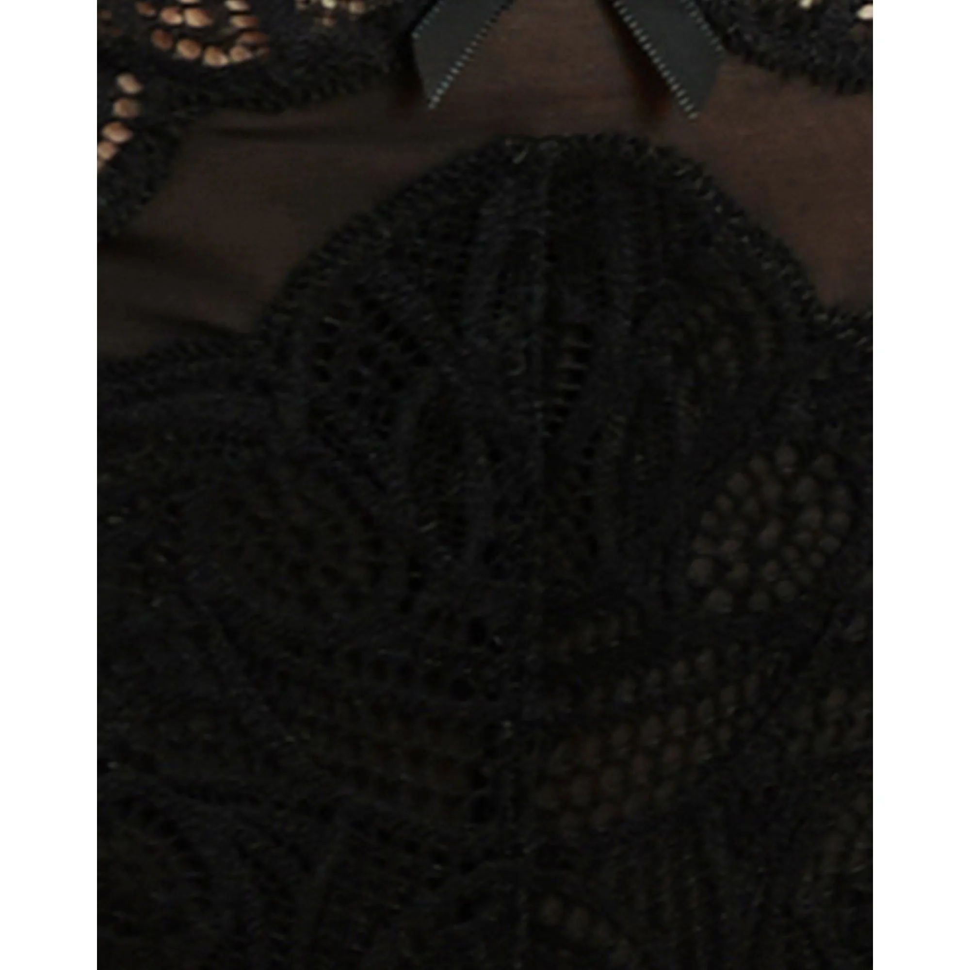 Ariane Lace Brazilian Cut Brief-Black