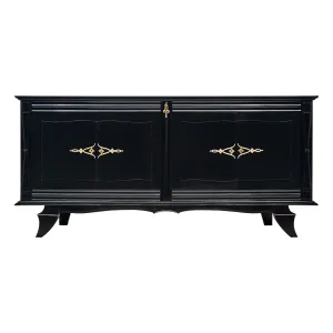 Art Deco Period Ebonized French Buffet