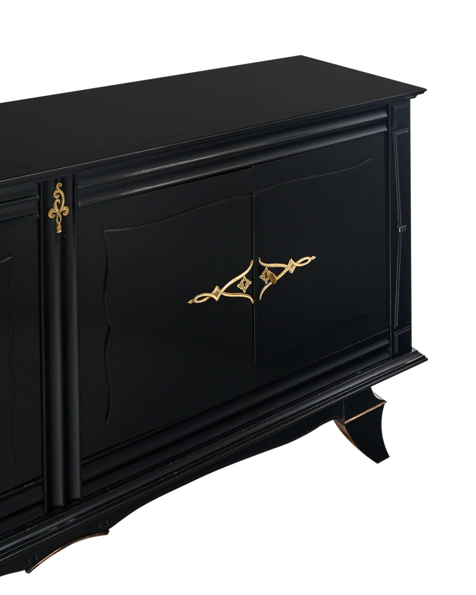 Art Deco Period Ebonized French Buffet