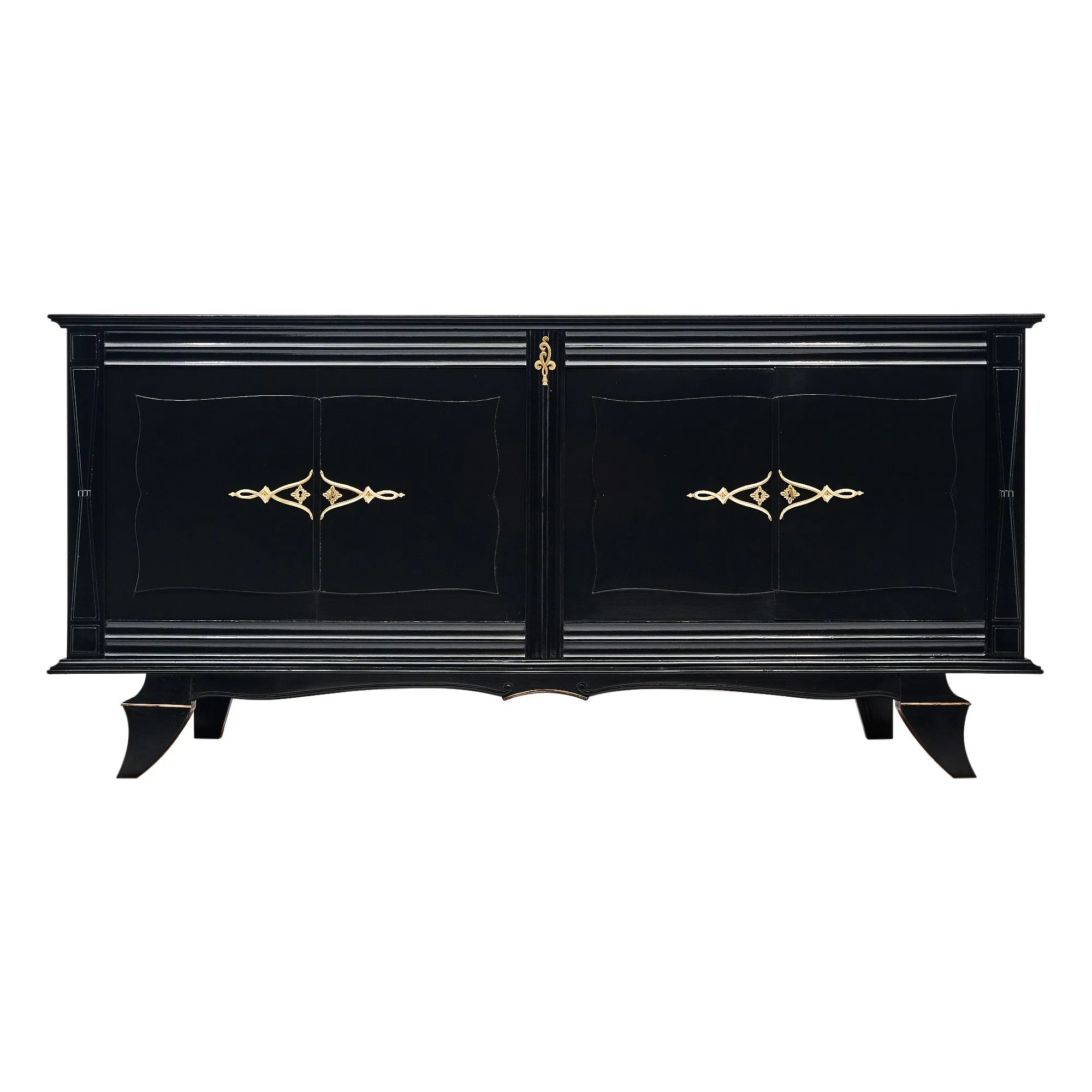 Art Deco Period Ebonized French Buffet