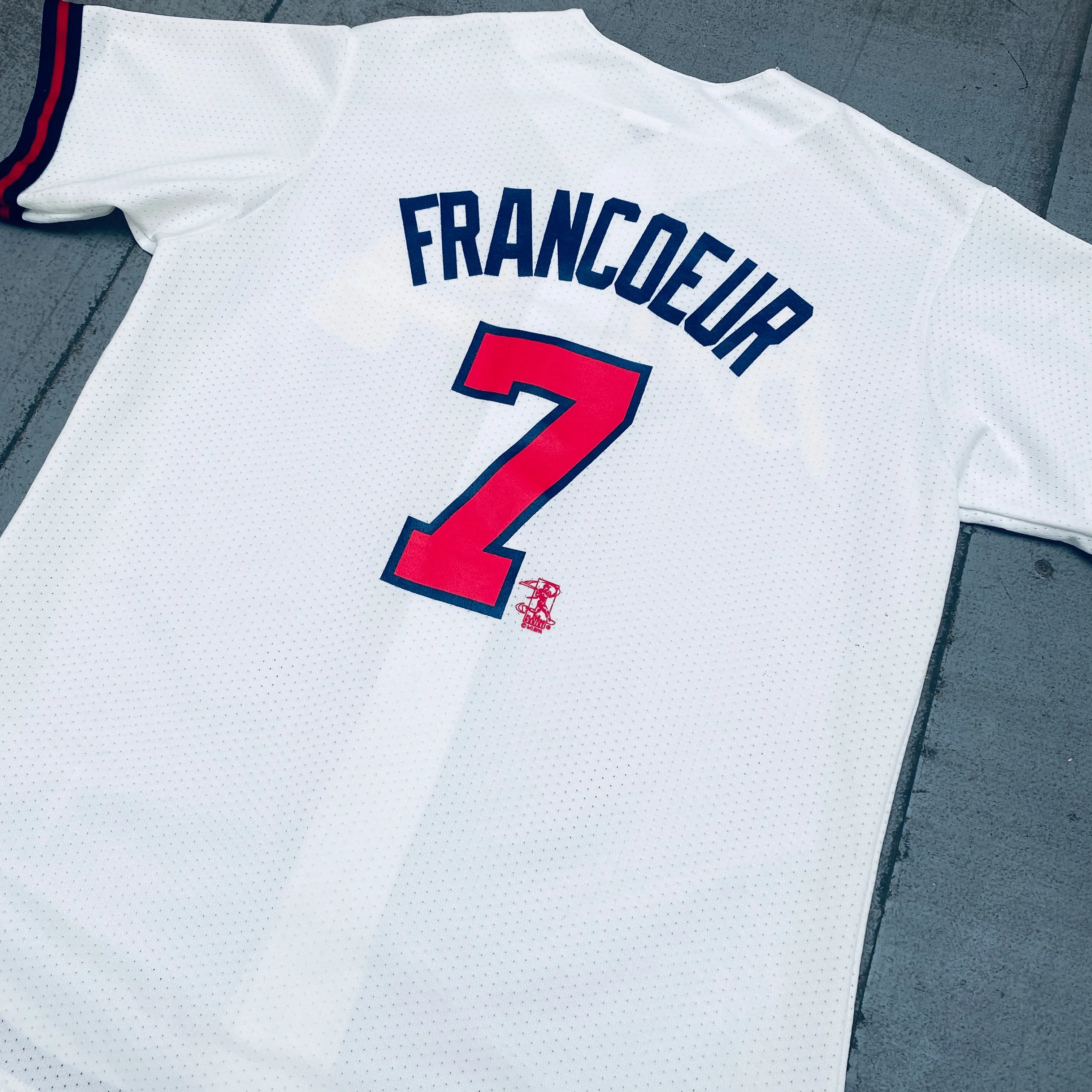 Atlanta Braves: Jeff Francoeur 2005 Rookie White Majestic Home Jersey (L)