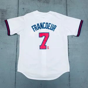 Atlanta Braves: Jeff Francoeur 2005 Rookie White Majestic Home Jersey (L)