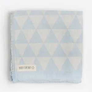 Baby Blanket Cot Hills Blue