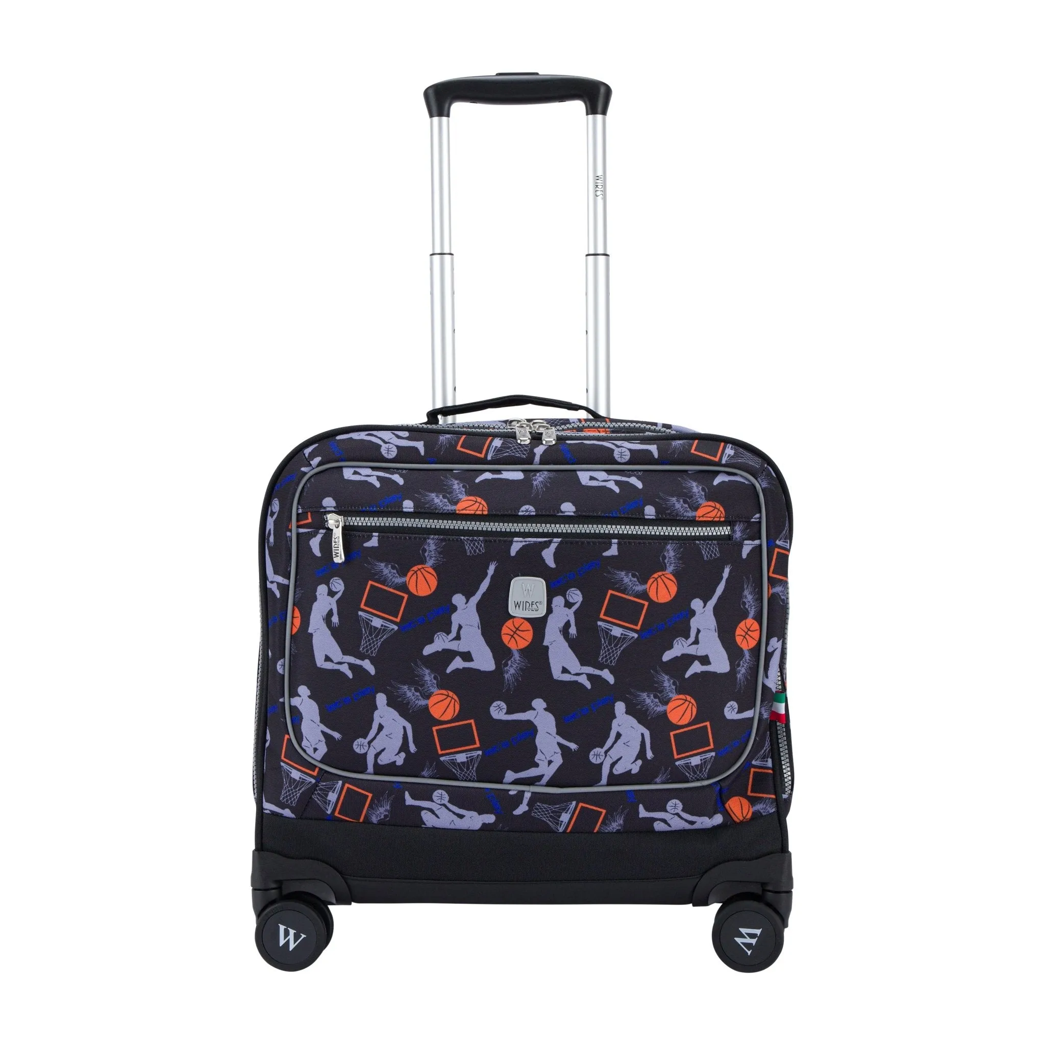 Basketball School Bag Trolley Set of 4(Lunch Bag & Pencil Case) Lunch Box