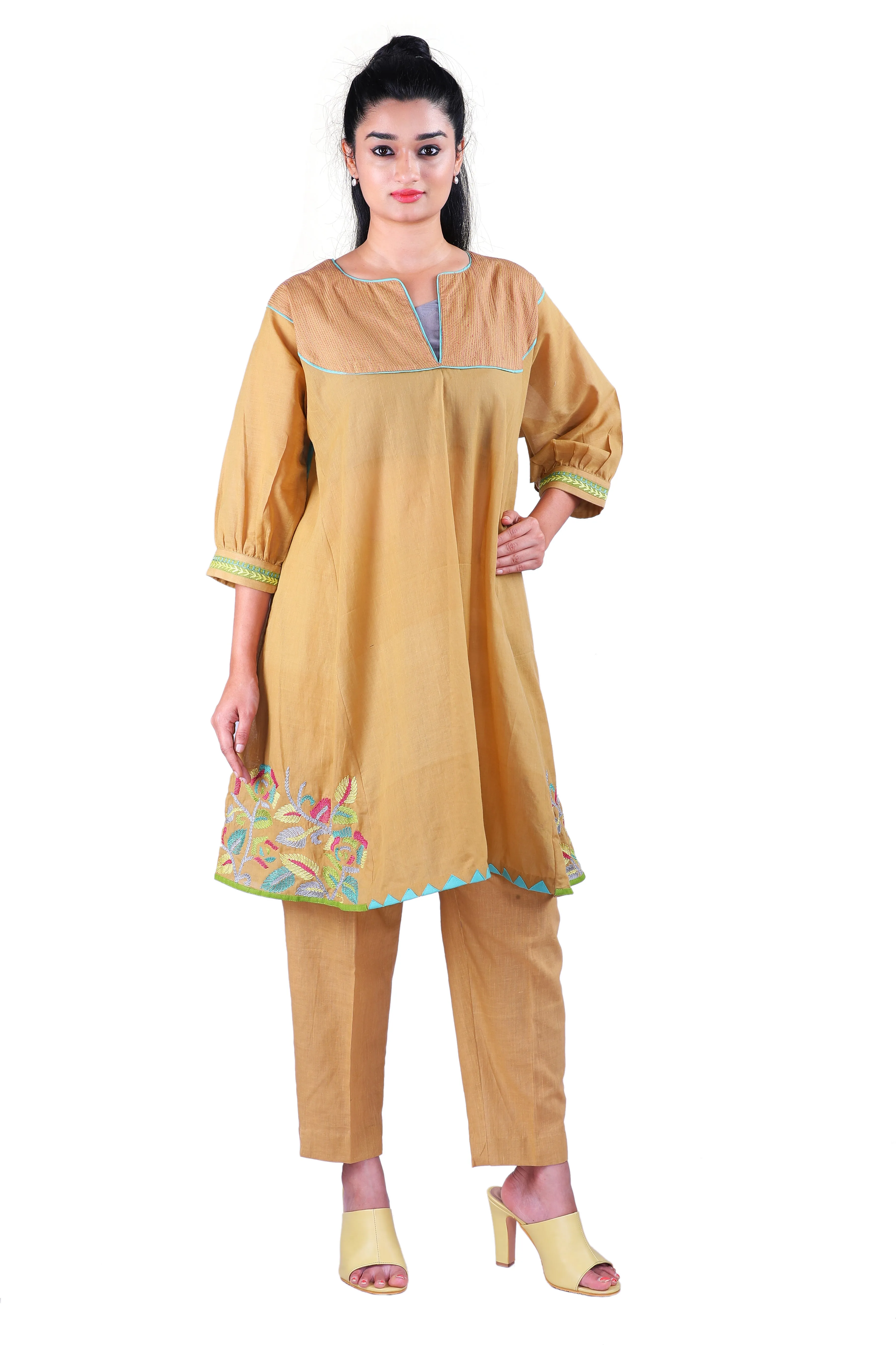 Beige kurta