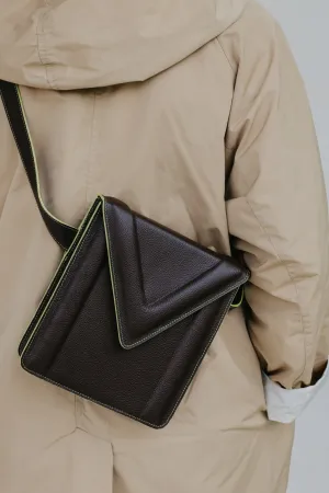 Belt Bag: Belt XL Stitched Ebony / Lime   M XL Stitched Ebony / Lime Structured