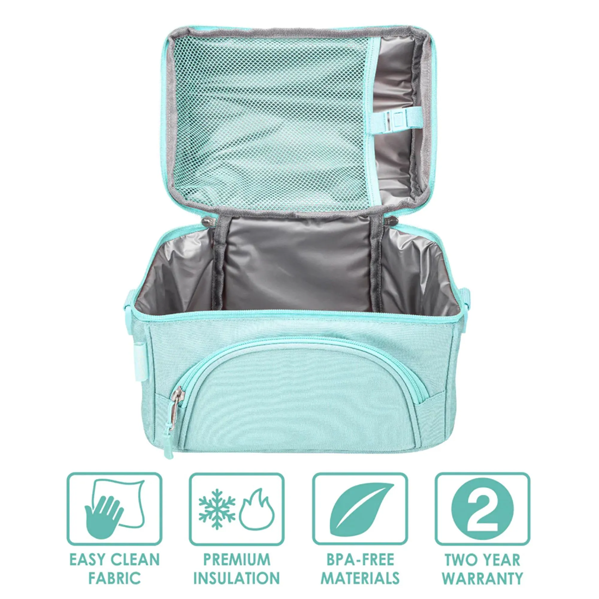Bentgo Deluxe Lunch Bag Coastal Aqua