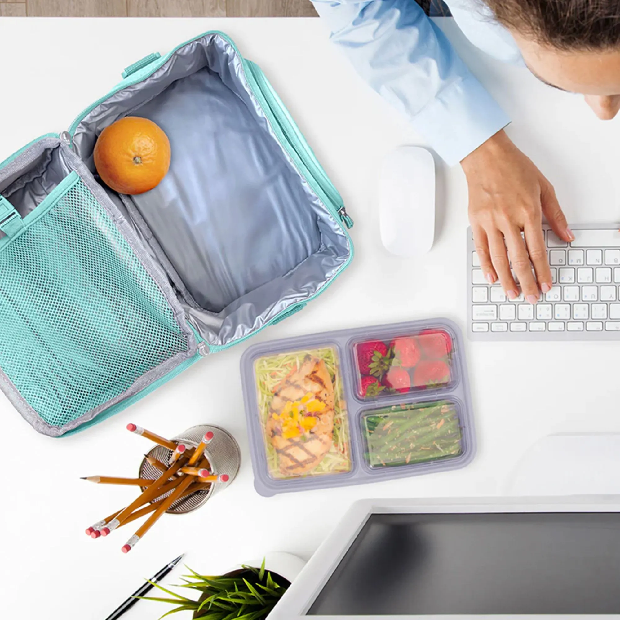 Bentgo Deluxe Lunch Bag Coastal Aqua