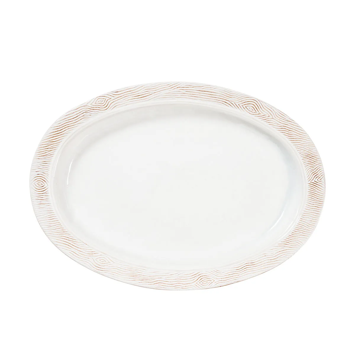 Blenheim Oak 18" Platter - Whitewash
