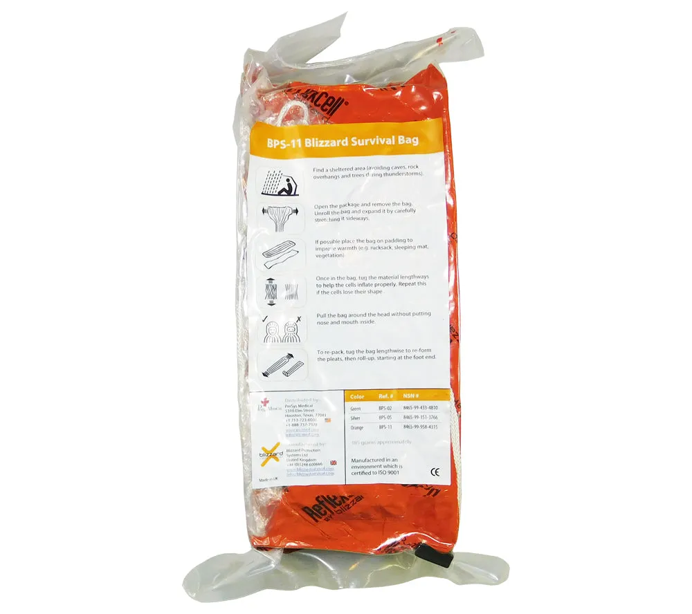 Blizzard Survival Bag - PerSys Medical NSN: 8465-99-958-4315