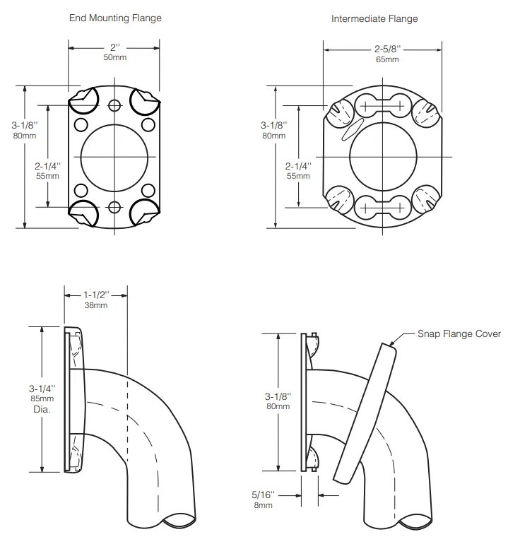 Bobrick B-5806.99 Peened 1-1/4" inch dia. Grab Bar