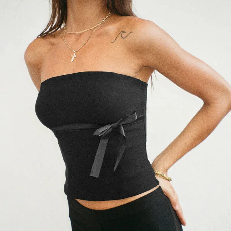 Bow Tie Stylish Tube Top