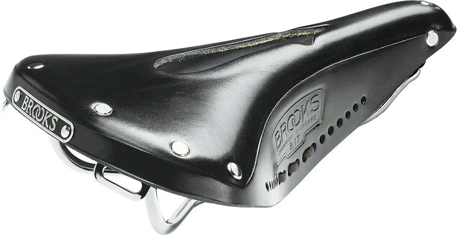 Brooks England B17 Carved Saddle - Black