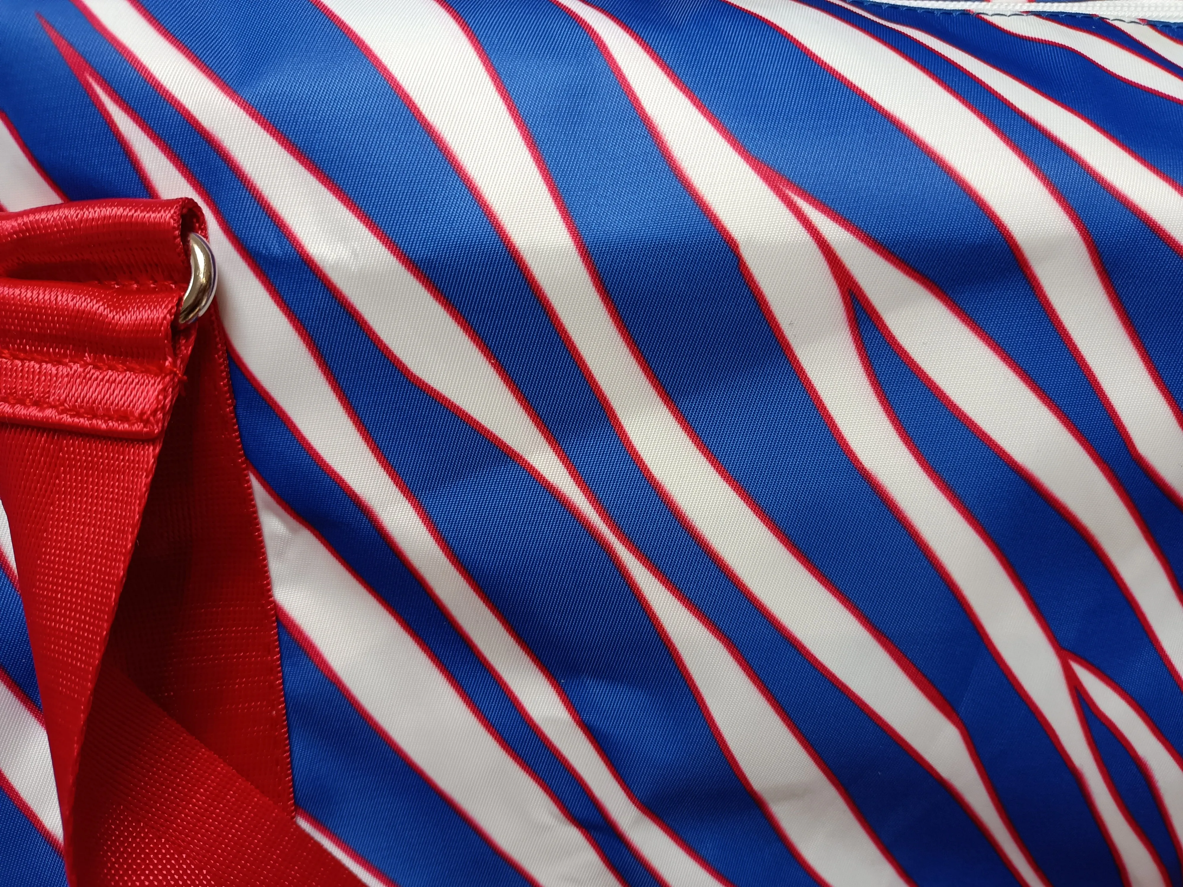 Buffalo Bills Duffle Bag Striped "Shout" Pattern Waterproof
