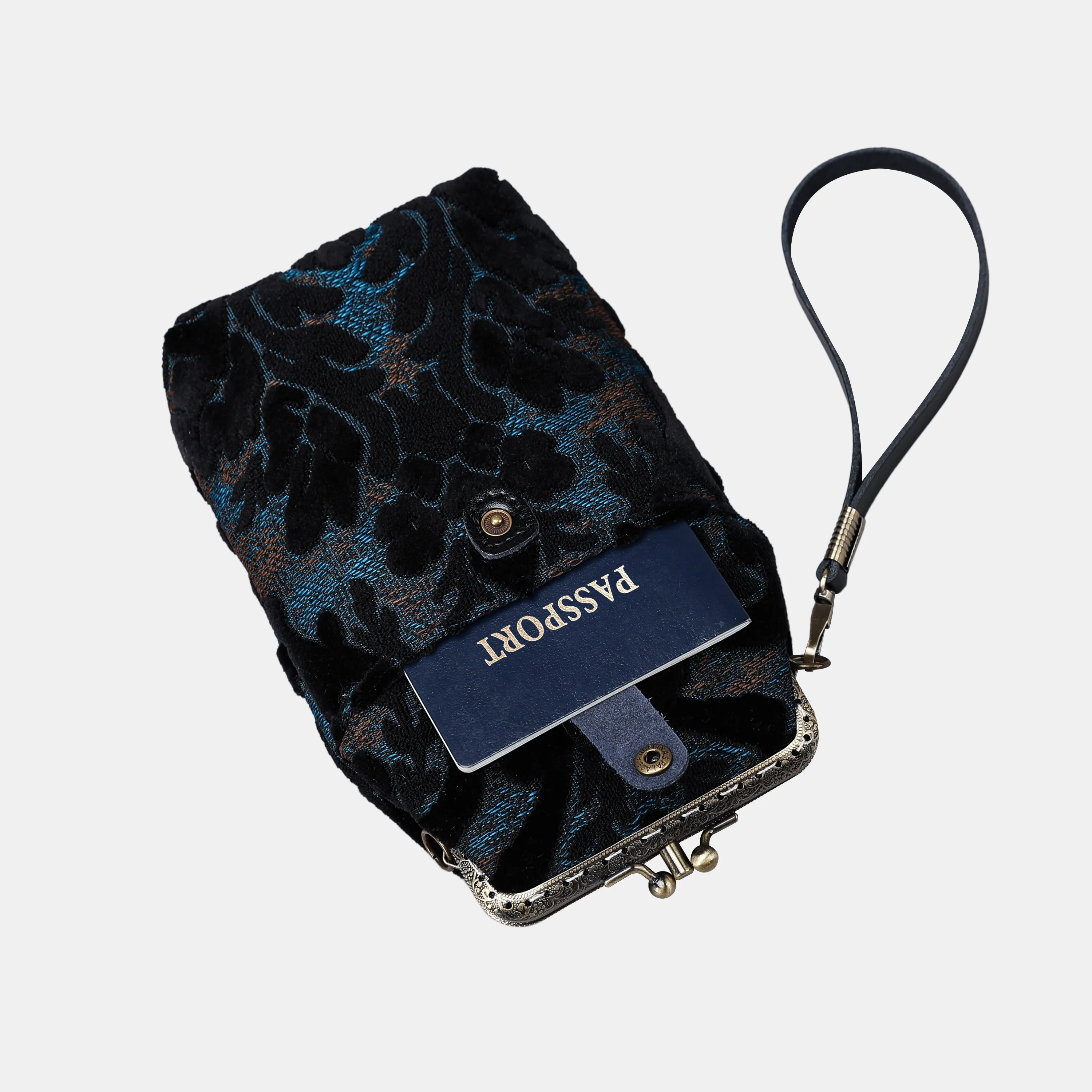 Burnout Velvet Black Carpet Phone Case