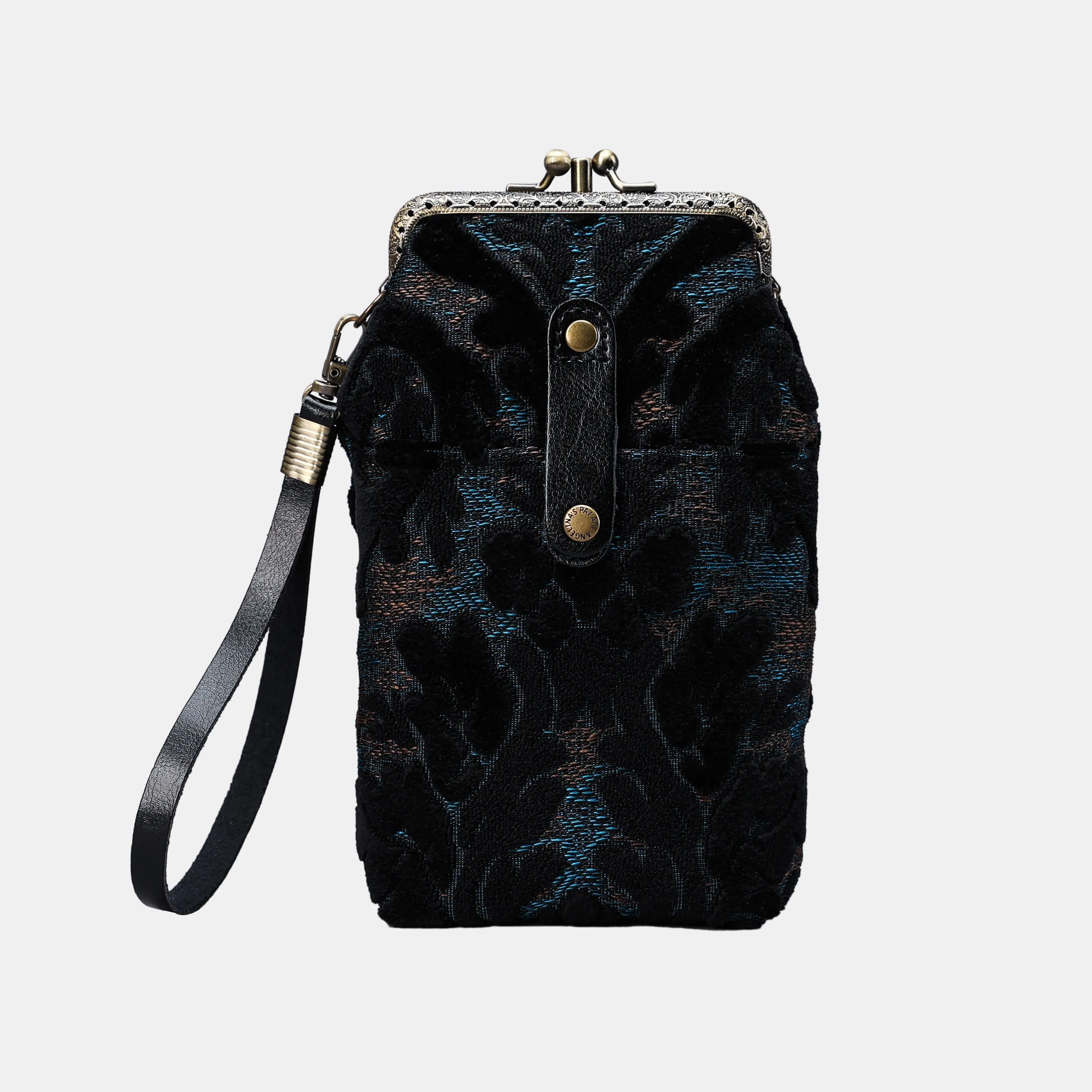 Burnout Velvet Black Carpet Phone Case