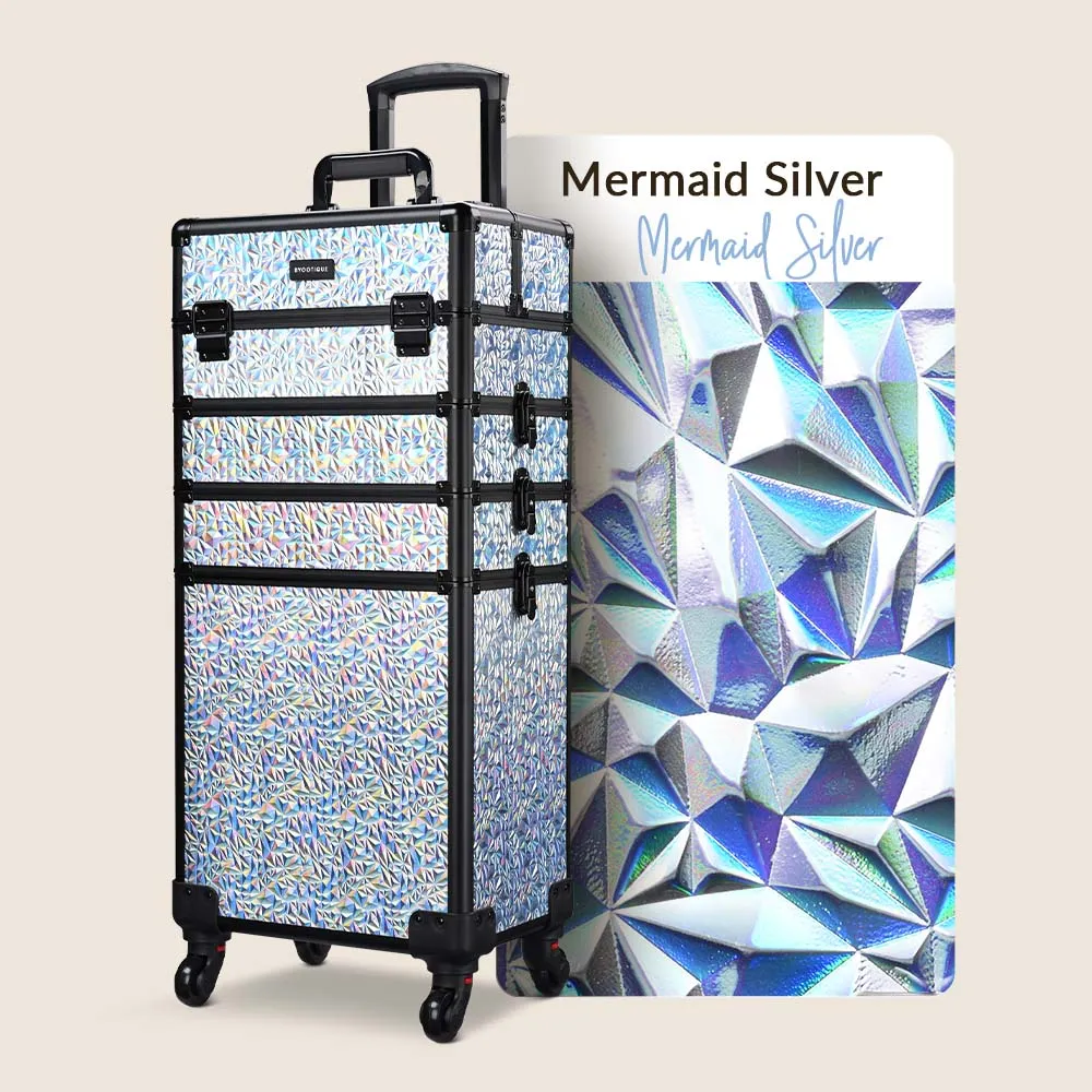 Byootique 4 in 1 Rolling Makeup Case in Mermaid Design