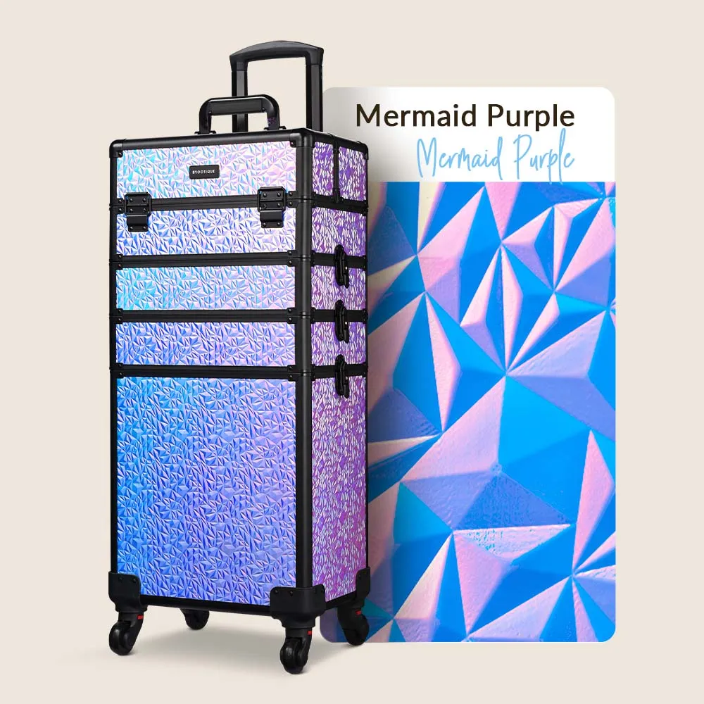 Byootique 4 in 1 Rolling Makeup Case in Mermaid Design