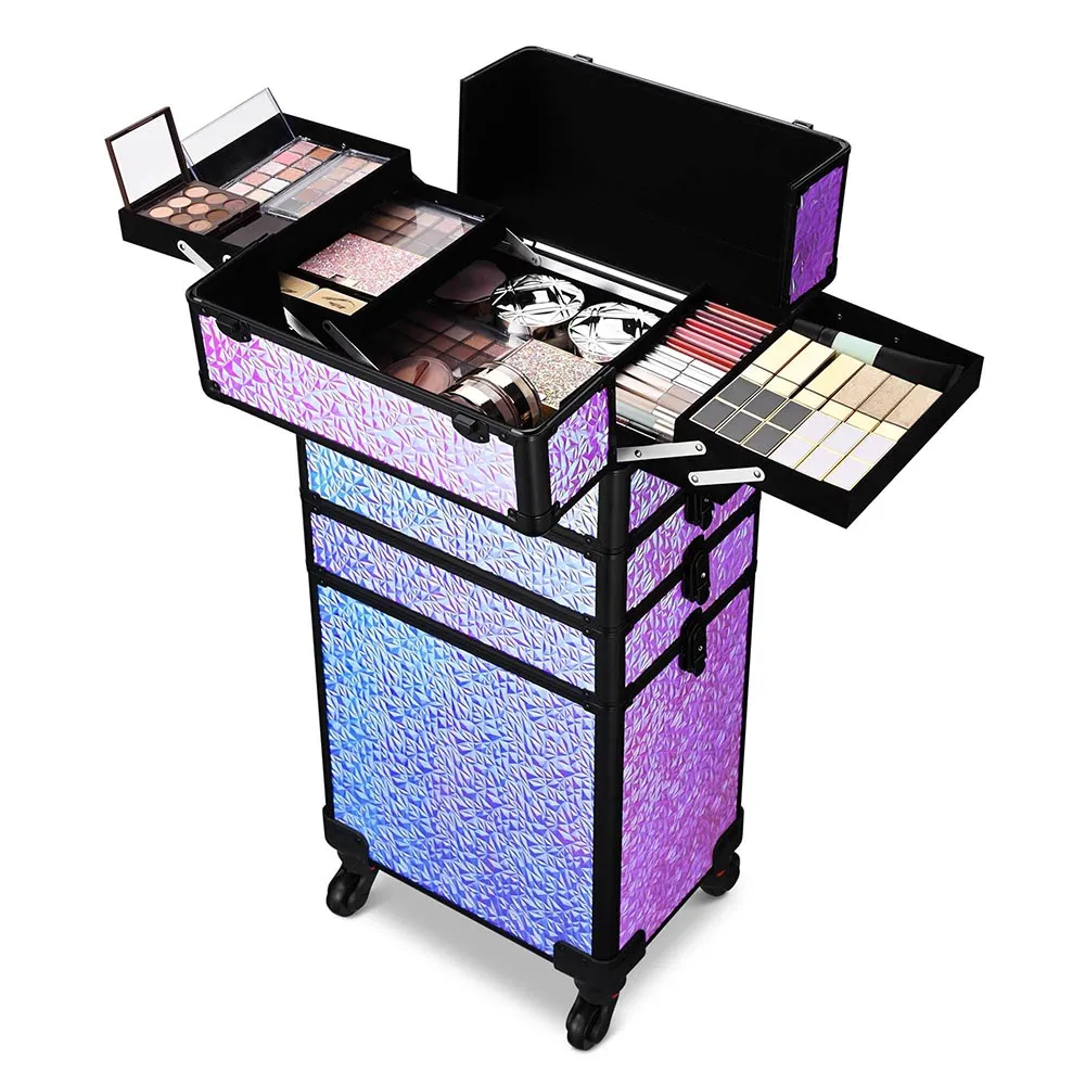 Byootique 4 in 1 Rolling Makeup Case in Mermaid Design