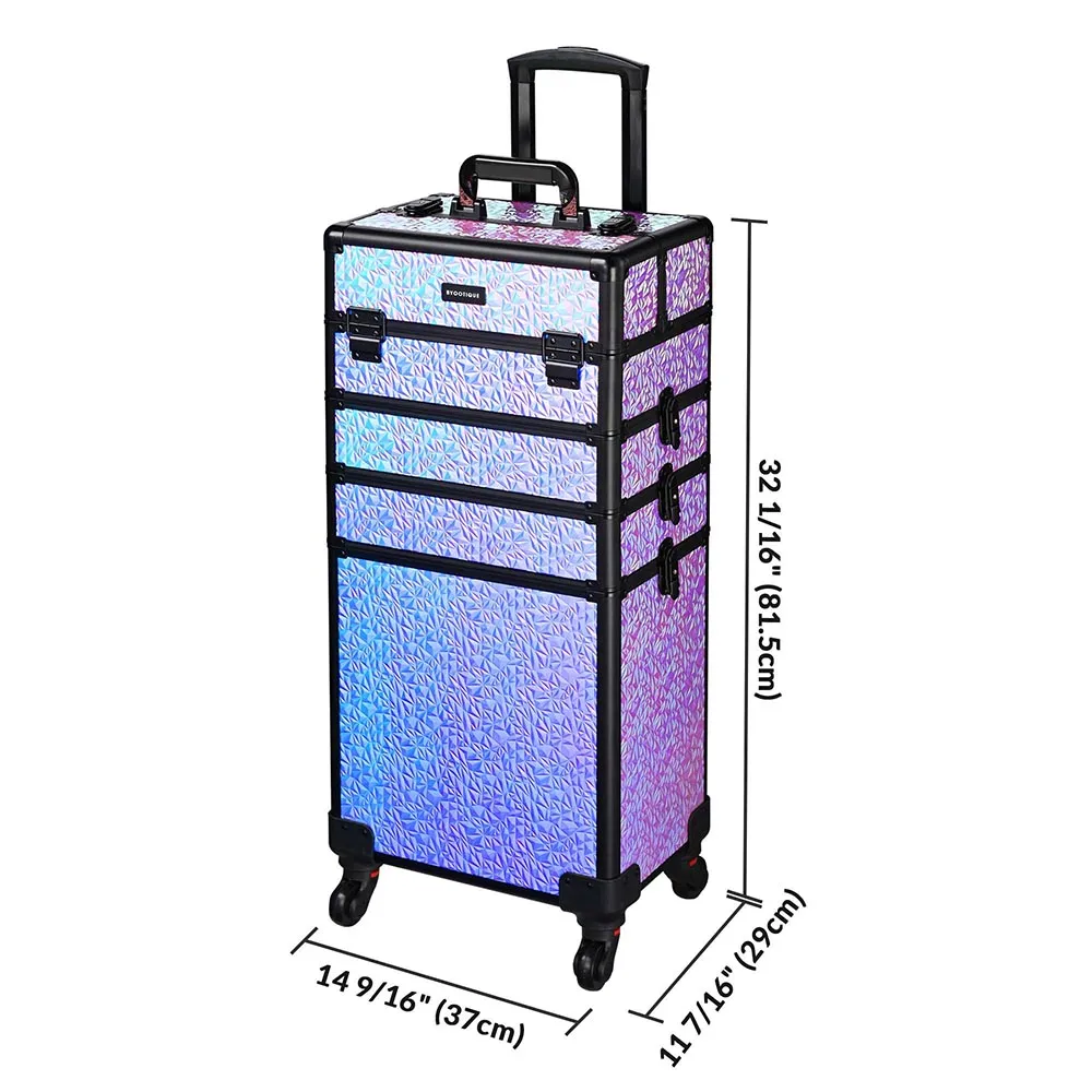 Byootique 4 in 1 Rolling Makeup Case in Mermaid Design