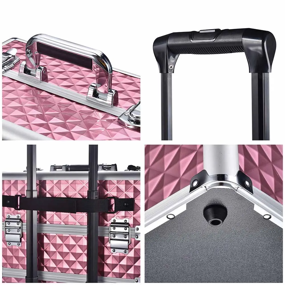 Byootique MassLux Brilliant Blue 4in1 Rolling Makeup Case
