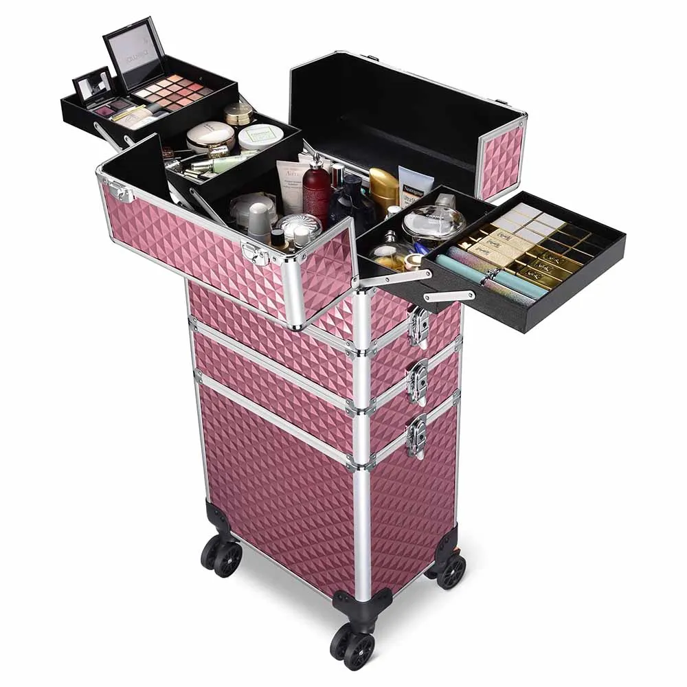 Byootique MassLux Brilliant Blue 4in1 Rolling Makeup Case