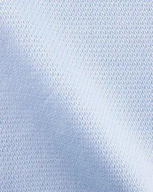 Canclini Dandy 80 Blue Textured Shirt 2640.w16160.0021.f03