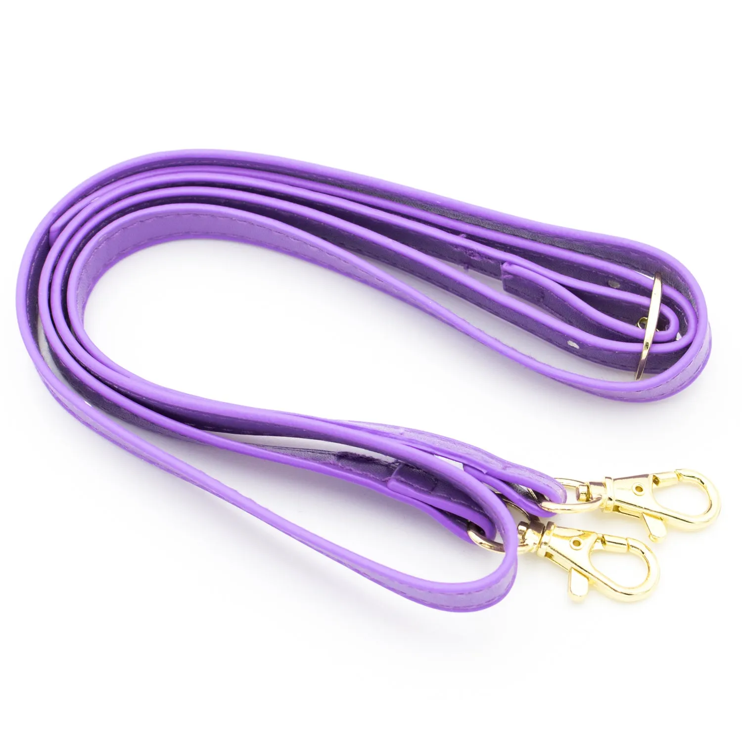Cell Phone Crossbody - Clear Bag with Purple and Gold Accents