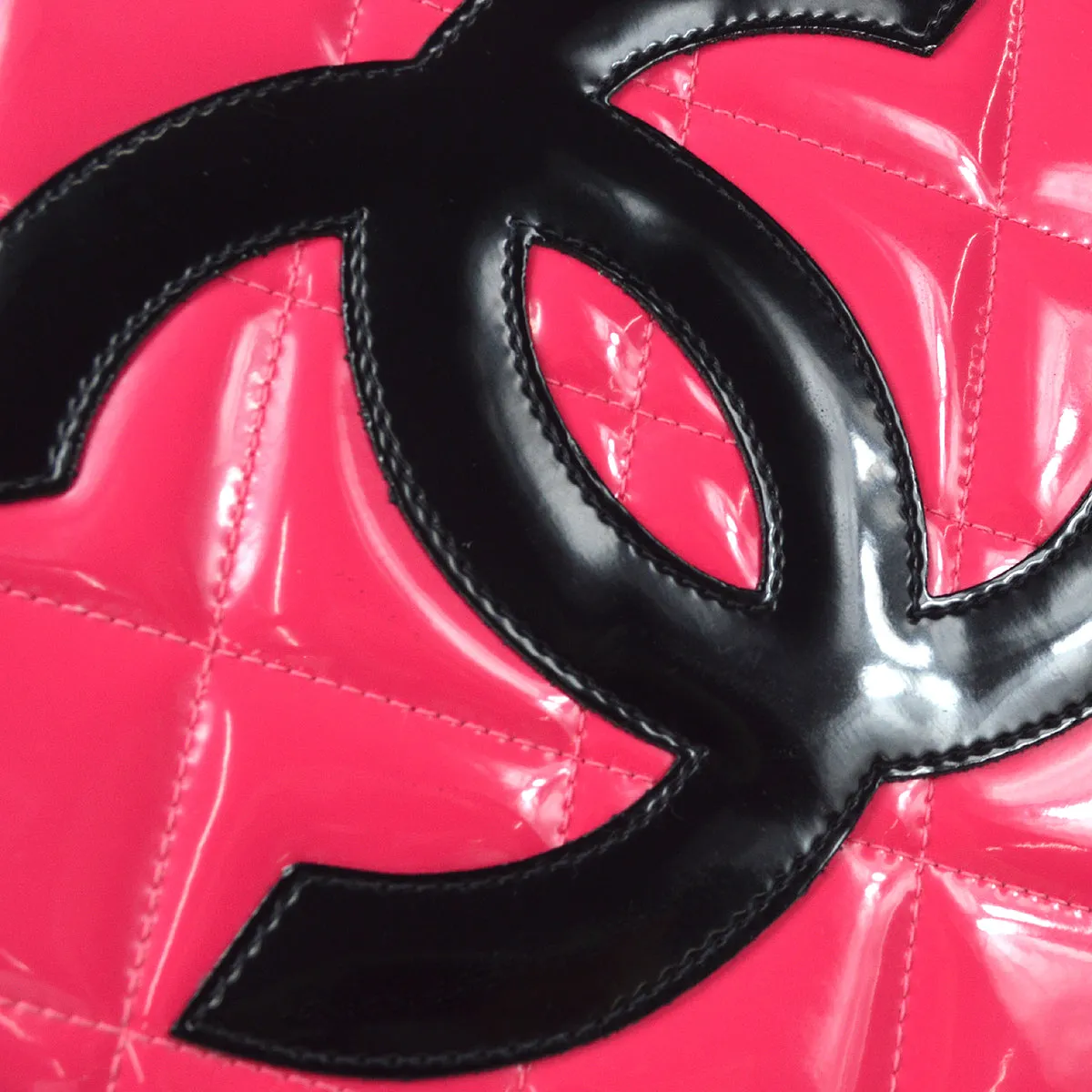 CHANEL 1994-1996 Round Vanity Handbag Pink 87880