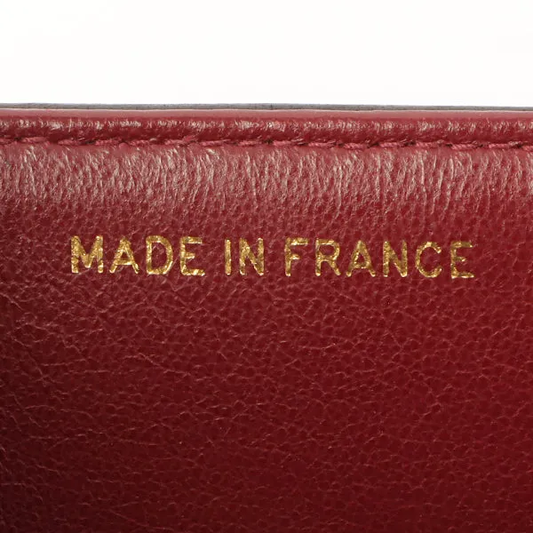 Chanel Around 1995 Made V Flap Mademoiselle Stitch Cc Mark Shoulder Bag Black