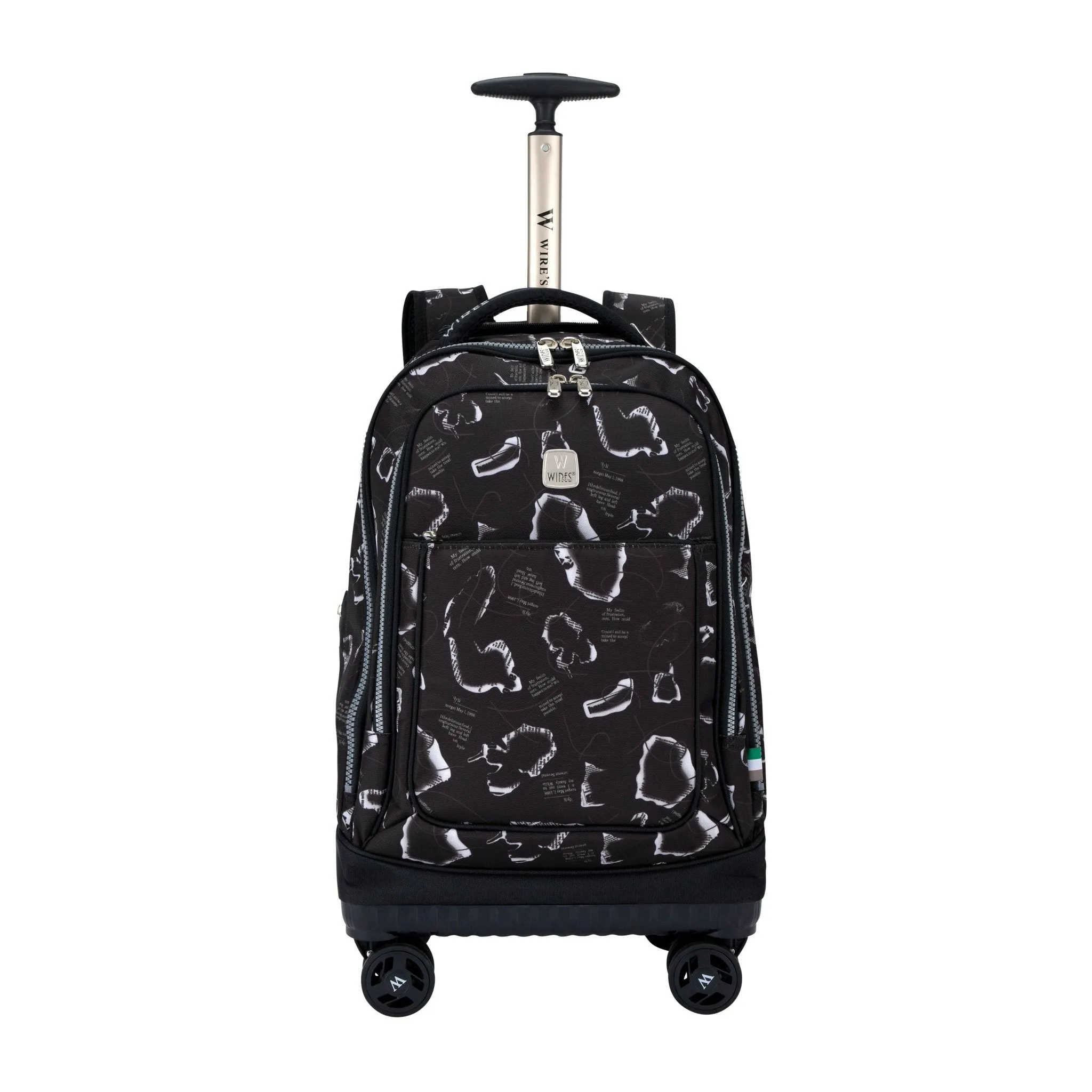 Cipher 8-Wheels School Backpack Trolley Set (Lunch bag & Pencil Case)