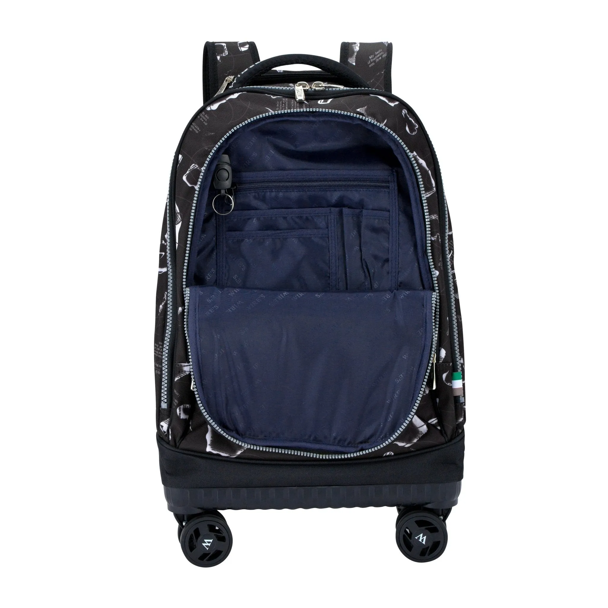 Cipher 8-Wheels School Backpack Trolley Set (Lunch bag & Pencil Case)