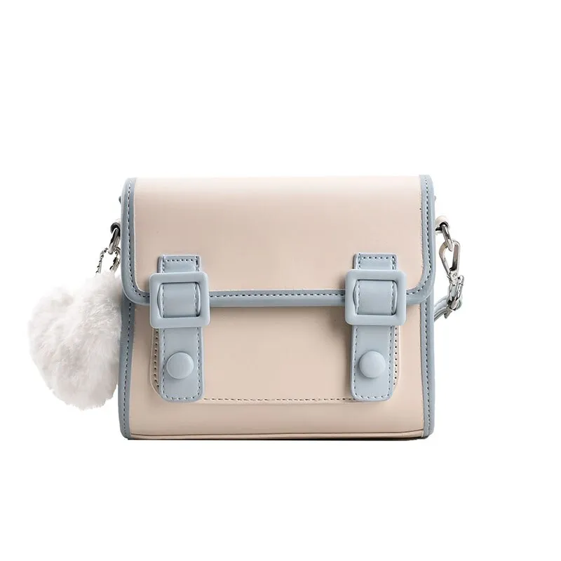 Classic hit color messenger bag ladies retro messenger bag casual small square bag mini bag mobile phone bag wallet female