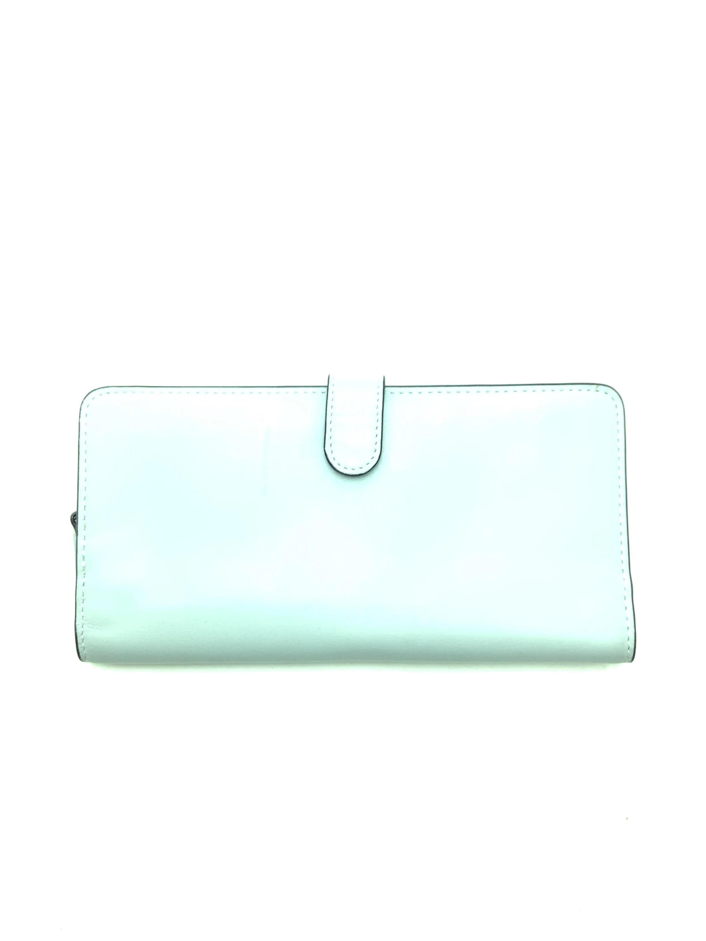 Coach Leather Wallet Grey